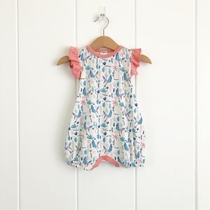 Flutter Sleeve Hummingbird Romper